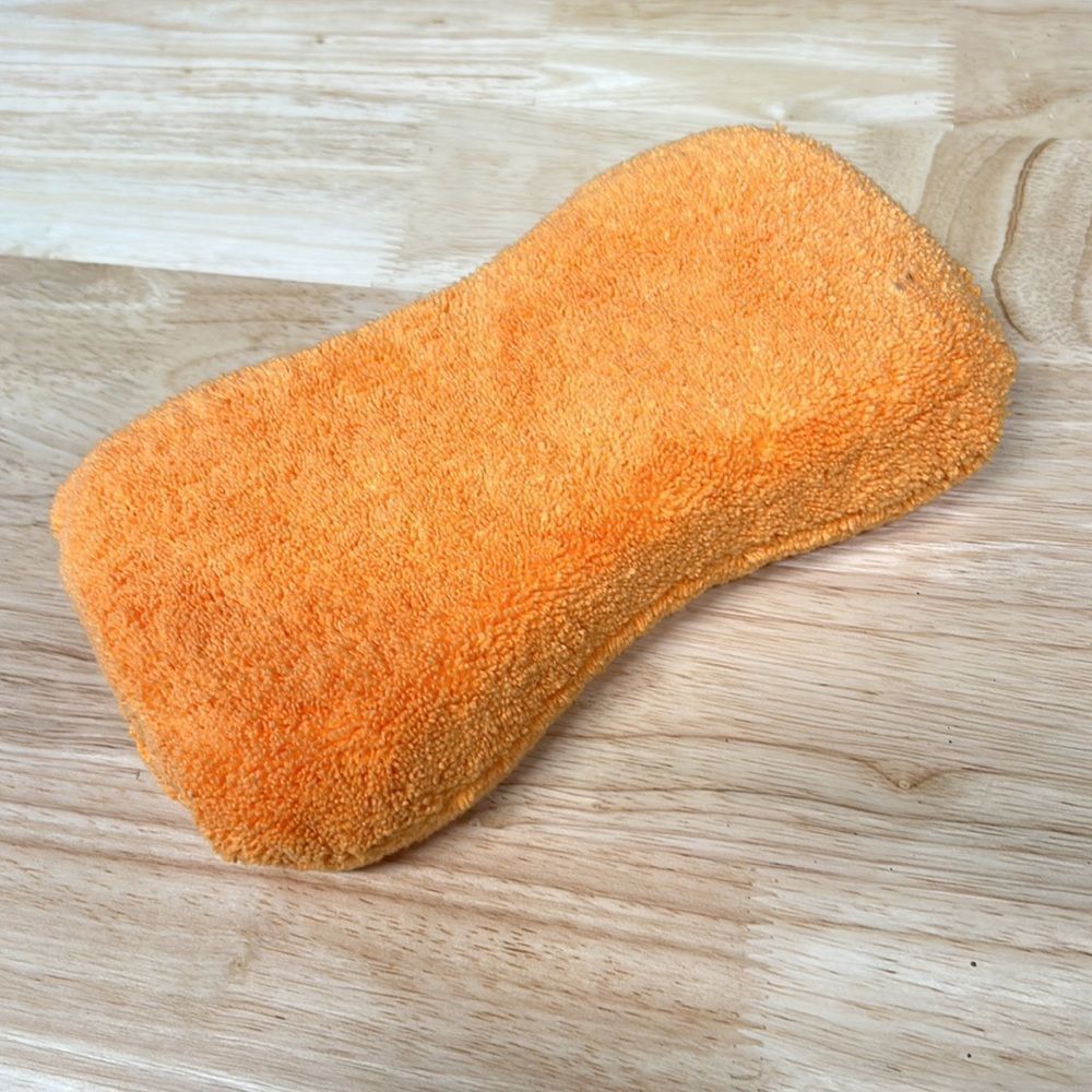 Orange Micro Fiber Sponge - Picture 2 of 4